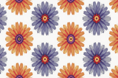 Daisy Pattern Background Product Image 1