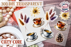 Cozy Core sheet Scrapbook PNG Love Aesthetic Warm Minimalism Product Image 1