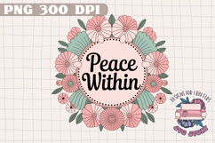 Boho Love Yourself Clipart PNG Sublimation Pink Product Image 1