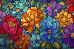 Colorful Floral Background Product Image 1