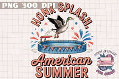Retro Goose 4th of July PNG Sublimation - Independence Day Product Image 1