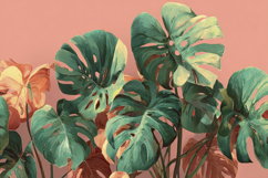 Tropical Leaves Background Product Image 1