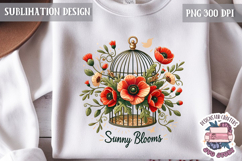 Poppy Flowers Clipart Sublimation Bundle 26 PNG Spring Product Image 12