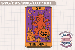 Halloween Tarot Card Funny SVG T shirt Quotes Design Product Image 1