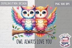 Valentine Love Animals Cute Quote Sublimation Design PNG Product Image 1