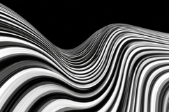 Abstract Black and White Stripes Background Wallpaper Product Image 1