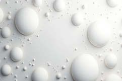 White Spheres or Bubbles Background Wallpaper Product Image 1