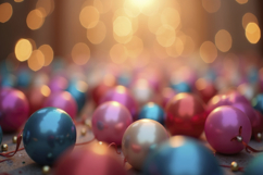 Numerous Colorful Ornaments Background Wallpaper Product Image 1