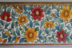 Floral Frame Background Wallpaper Product Image 1