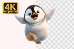 Baby Emperor Penguin Transparent PNG Product Image 1