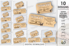 Sliding Greeting Cards Bundle Lasercut. Card with slider SVG Product Image 1
