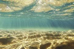 Underwater Sand Ripples Background Wallpaper Product Image 1