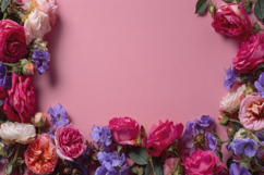 Floral Frame Background Wallpaper Product Image 1
