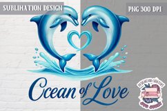 Valentine Love Animals Cute Quote Sublimation Design PNG Product Image 1