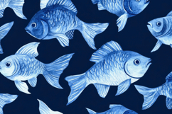 Fish Pattern Background Wallpaper Product Image 1