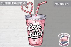 Valentine Quote Symbol Love Sublimation Design PNG Heart Product Image 1