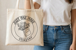 Just One More Chapter SVG Book Lover Design Product Image 2