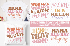 04 Mother&#039;s Day SVG Designs - Mother&#039;s Day T-Shirt Designs Product Image 1