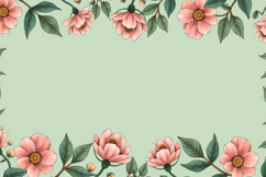 Floral Borders Background Product Image 1
