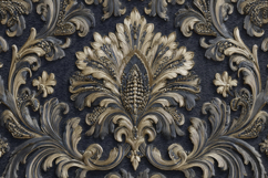 Golden Damask Texture Background Wallpaper Product Image 1