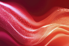 Red Wave Particle Background Wallpaper Product Image 1