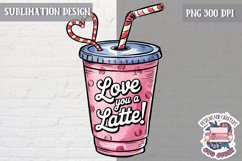 Valentine Quote Symbol Love Sublimation Design PNG Heart Product Image 1