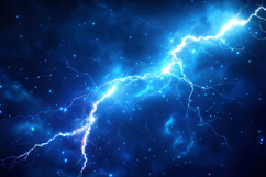 Blue Lightning Background Wallpaper Product Image 1