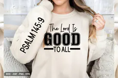 The Lord Is Good To All - Christian Sleeve T-Shirt Design Product Image 2