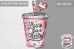 Valentine Quote Symbol Love Sublimation Design PNG Heart Product Image 1