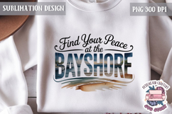 Summer Beach Sea Quote Watercolor Sublimation PNG Product Image 1