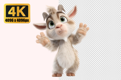 Shocking Goat Transparent PNG Product Image 1