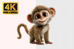 Baby Monkey Transparent PNG Product Image 1