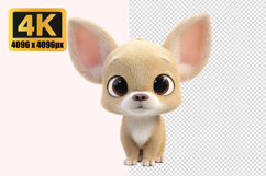 Adorable Chihuahua Puppy Transparent PNG Product Image 1