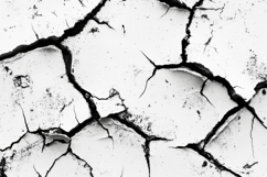 White Cracked Wall Background Wallpaper Product Image 1