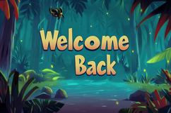 Welcome Back Background Wallpaper Product Image 1