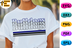 Bulldogs SVG, PNG, School Sports Mascot, Football Basketball Product Image 1