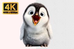 Cartoon Baby Penguin Transparent PNG Product Image 1