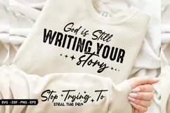 God is Still Sleeve - Sleeve SVG Design, T-Shirt Design Product Image 1