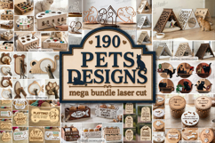 3D Pets Mega bundle laser cut. Pet Memorial SVG. Home decor Product Image 1