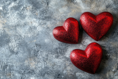 Red Heart with Grey Background Wallpaper Product Image 1