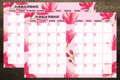 Magnolia Flowers A5 Size Notebook Inserts Planner Product Image 4