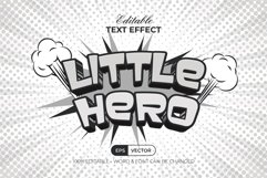 Little Hero Text Effect Comic Style Product Image 1