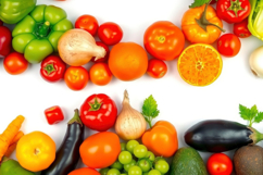 Fresh Vegetables Background Product Image 1