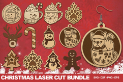 Christmas Laser Cut Ornament Bundle Product Image 1