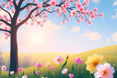 Magical Fantasy Scene Background Product Image 1