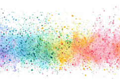 Colorful Rainbow Paint Background Wallpaper Product Image 1