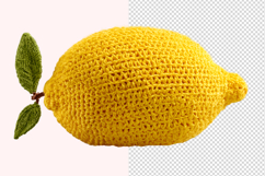 Crochet Lemon Transparent PNG Product Image 1