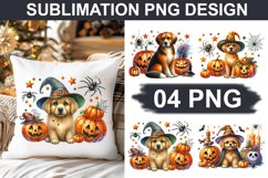 Halloween Dog - Pillow Sublimation PNG Design Product Image 1