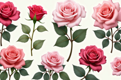 Pink Red Roses Background Product Image 1
