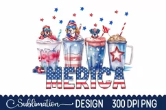 4th Of July Coffee Coffee Sublimation - 4th Of July PNG Product Image 1
